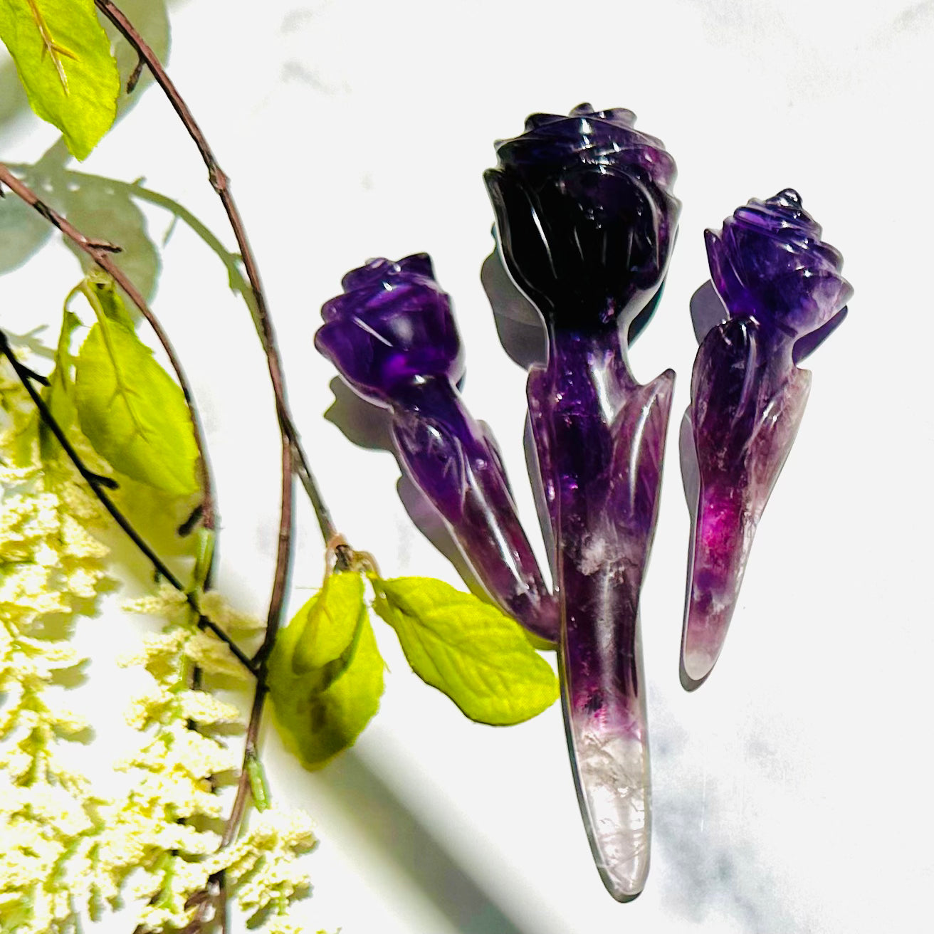 Crystal Carvings and Animal Figurines