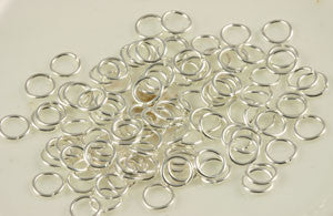 Silver Plated 5mm Jump Rings (Open)