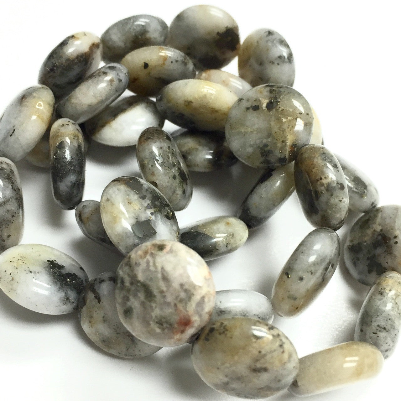 Pyrite Quartz Disc Beads CLOSEOUT SALE