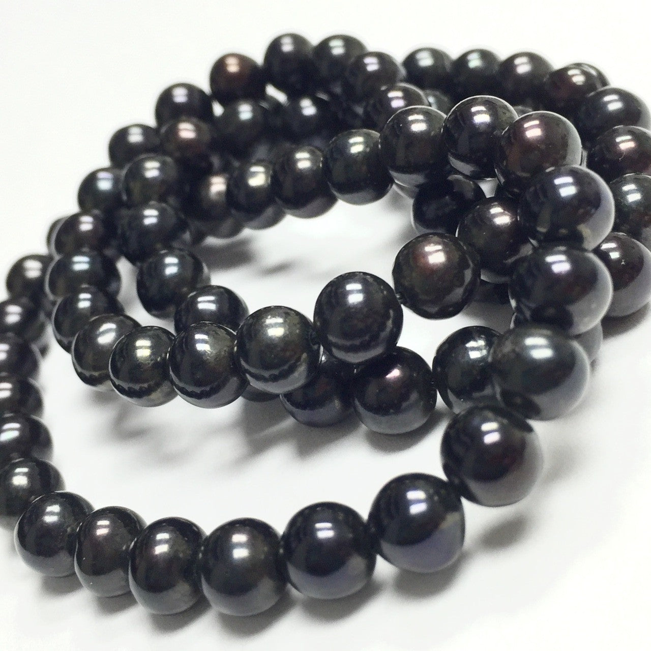 Freshwater Black Iris Potato Pearls