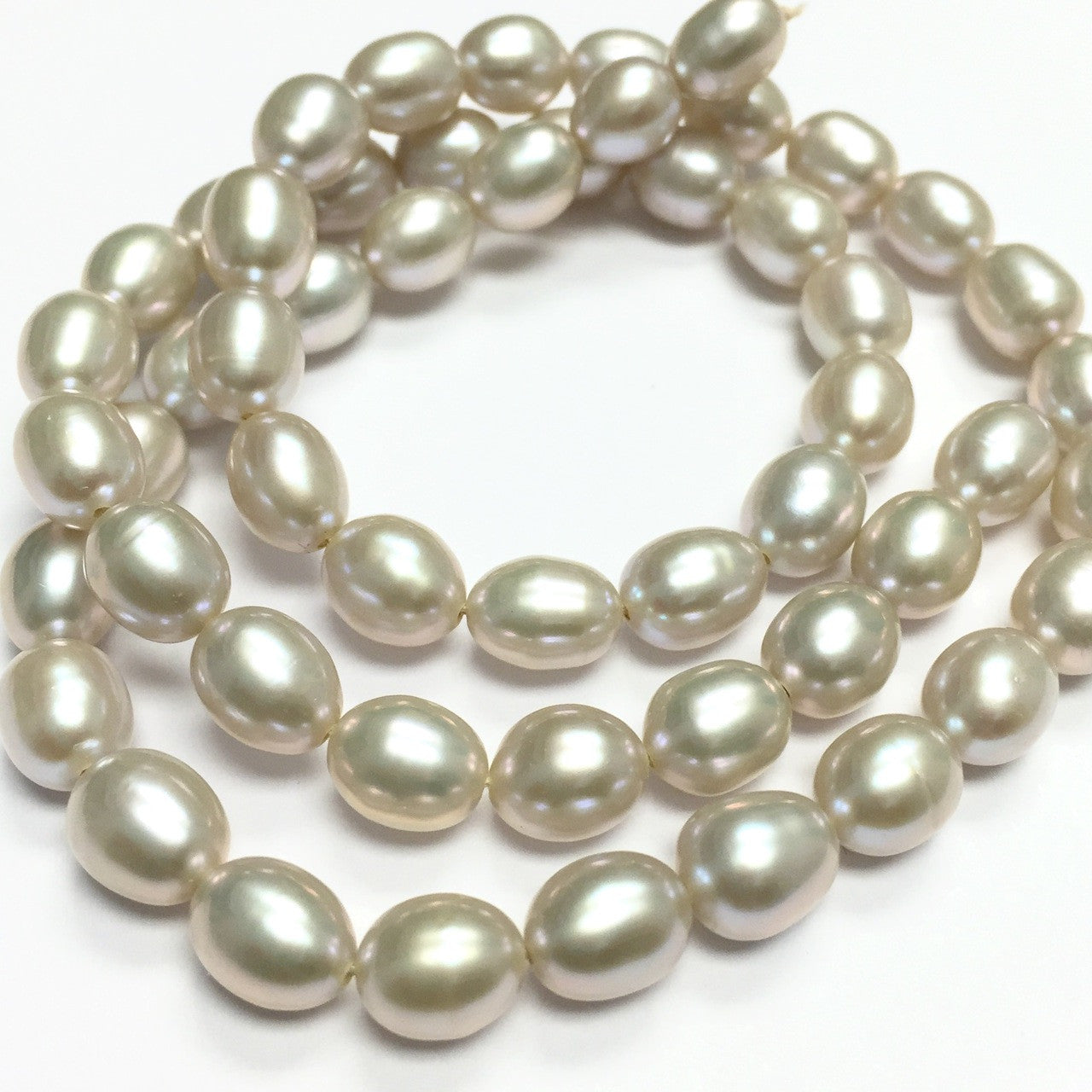 Tempting Taupe Freshwater Pearl Rice Beads