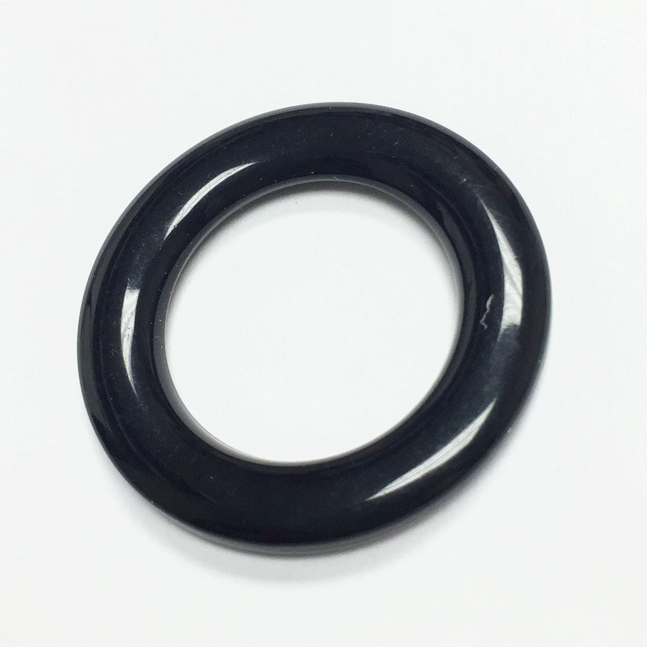 Vintage Bakelite Rings- Black