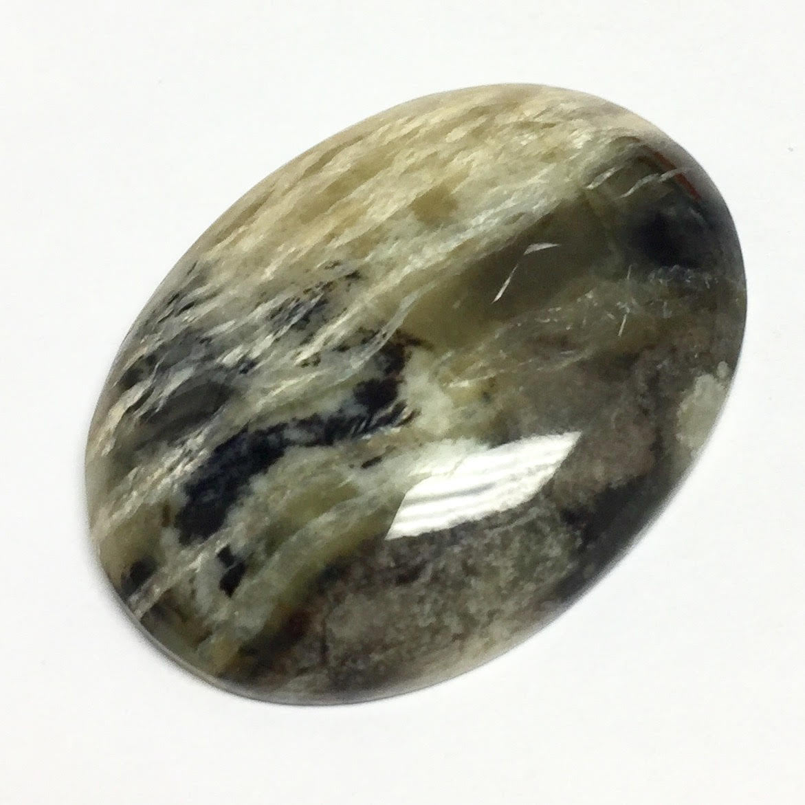 Rare Golden Black Pietersite Oval Cabochon 30 x 40mm