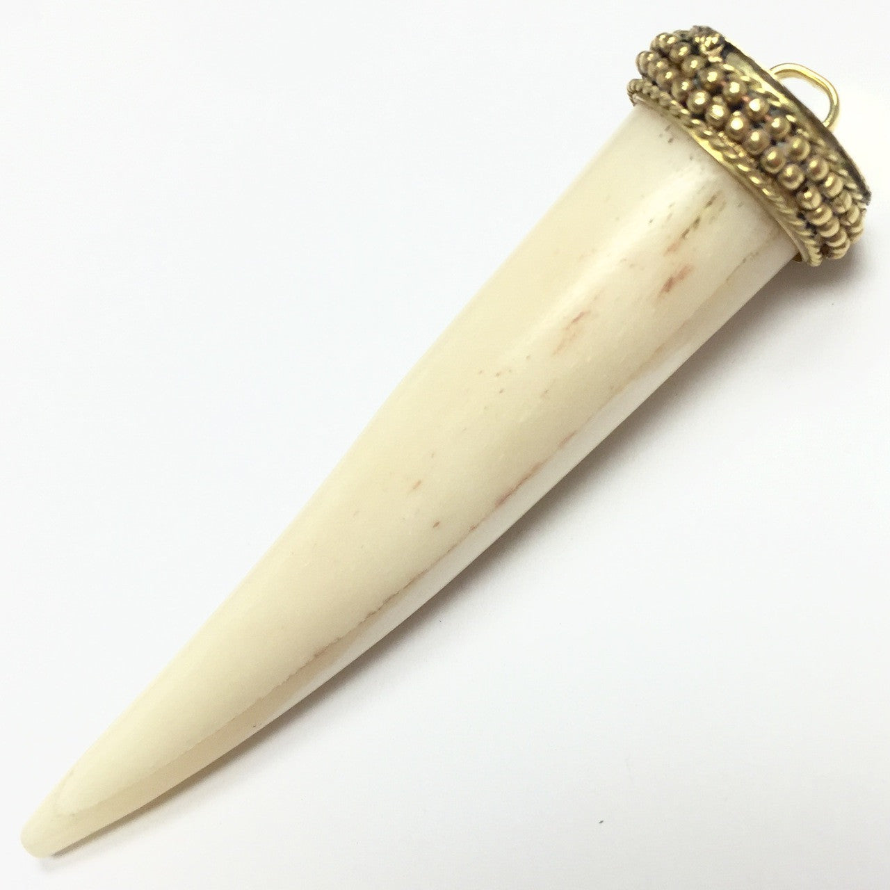 Natural Color Bone Horn Pendant