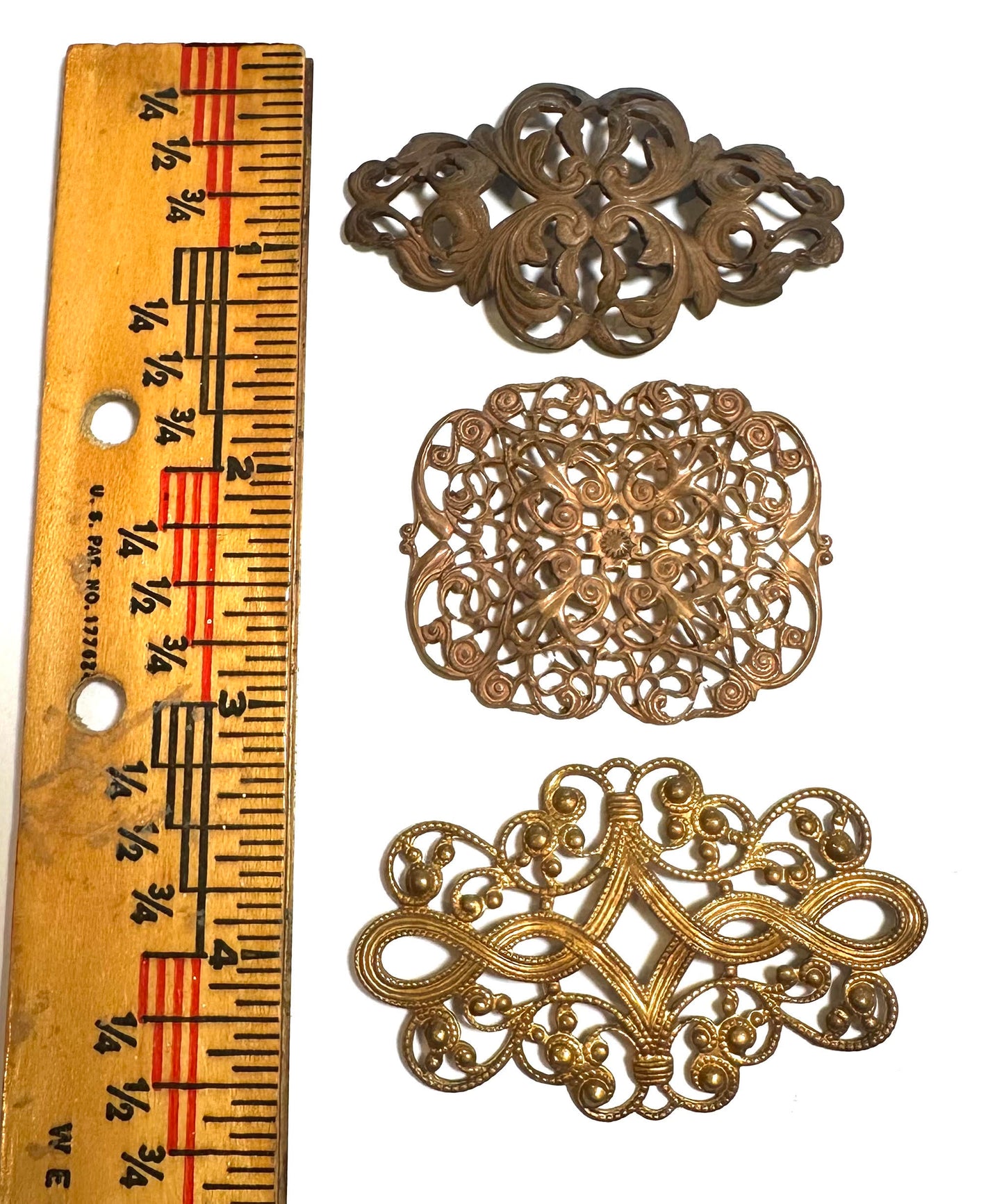 Vintage Brass Filigree One of a Kind Lot #VB555