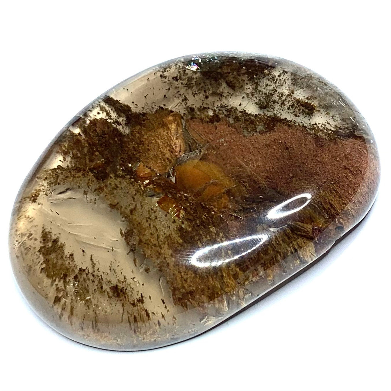 One of a Kind Lodalite Lens Stone-3 3/4 x 3 x 1/2" (NC4569)