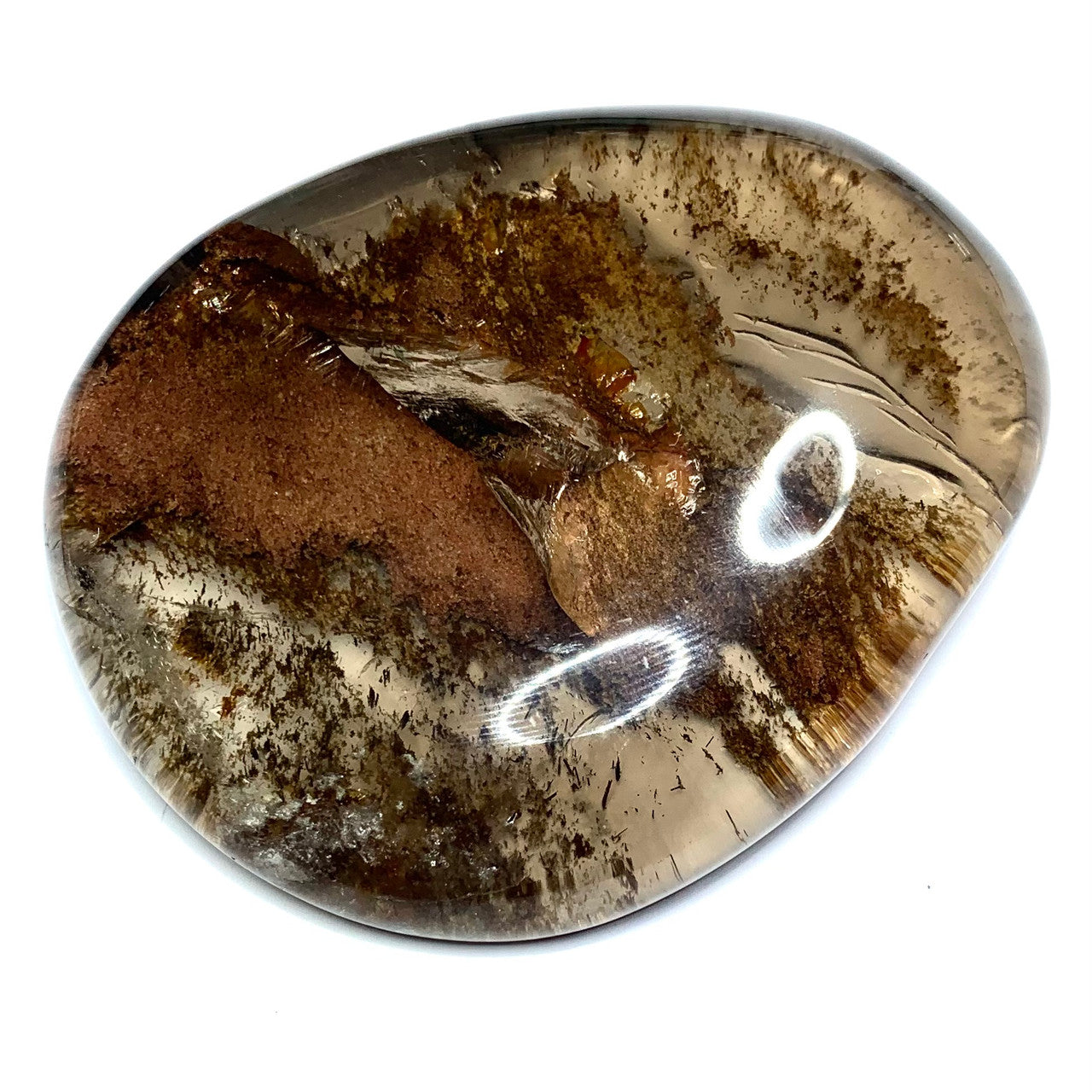 One of a Kind Lodalite Lens Stone-3 3/4 x 3 x 1/2" (NC4569)