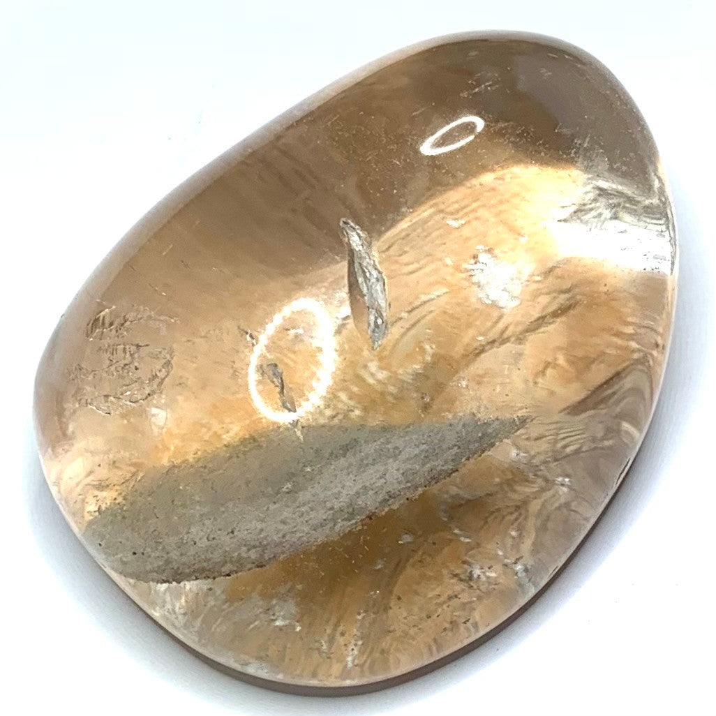 One of a Kind Lodalite Lens Stone-2 3/4 x 2 1/4 x 1 1/2" (NC4567)