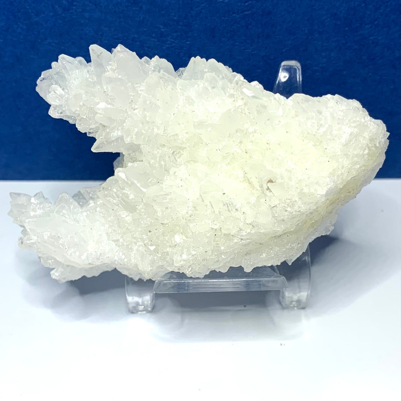 One of a Kind Pure White Aragonite Crystal Cluster-3 3/4 x 2 1/4" (NC45470)