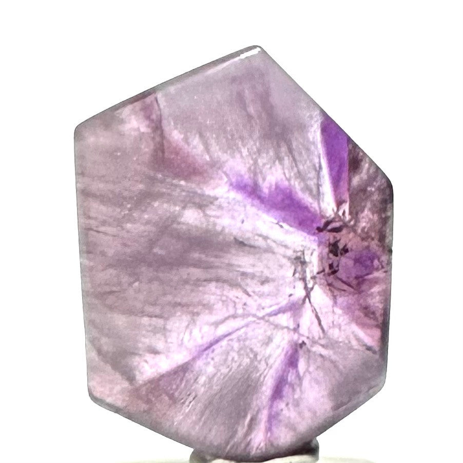RARE-One of a Kind Trapiche Amethyst Slice-41 x 30mm