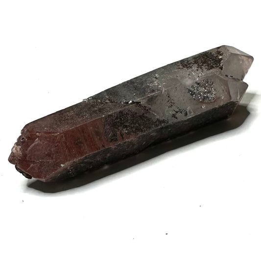 One of a Kind Lemurian Red Dragon Quartz Double Terminated Point-2 x 1/2"-NC7331