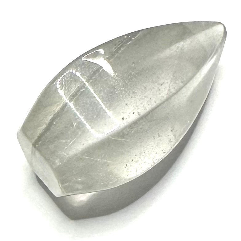 One of a Kind Phantom Quartz Crystal Flame Tower with Rainbow Inclusions-28 x 16mm (NC6011)