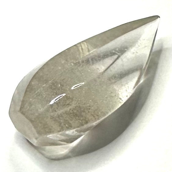 One of a Kind Phantom Quartz Crystal Flame Tower with Rainbow Inclusions-29 x 14mm (NC6012)