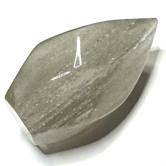 One of a Kind Phantom Quartz Crystal Flame Tower with Rainbow Inclusions-25 x 15mm (NC6014)