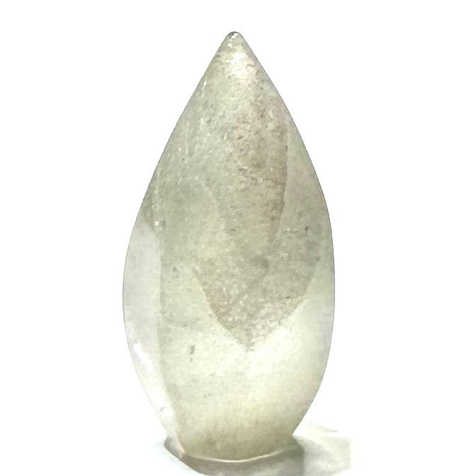 One of a Kind Phantom Quartz Crystal Flame Tower with Rainbow Inclusions-30 x 16mm (NC6015)