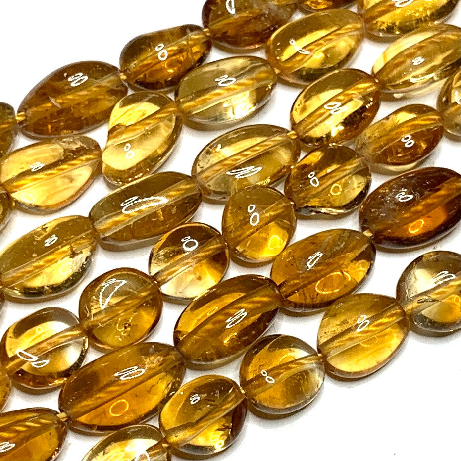 Highly Polished Citrine Tumbled Nugget Beads-10-12 Avg. (SP3352)