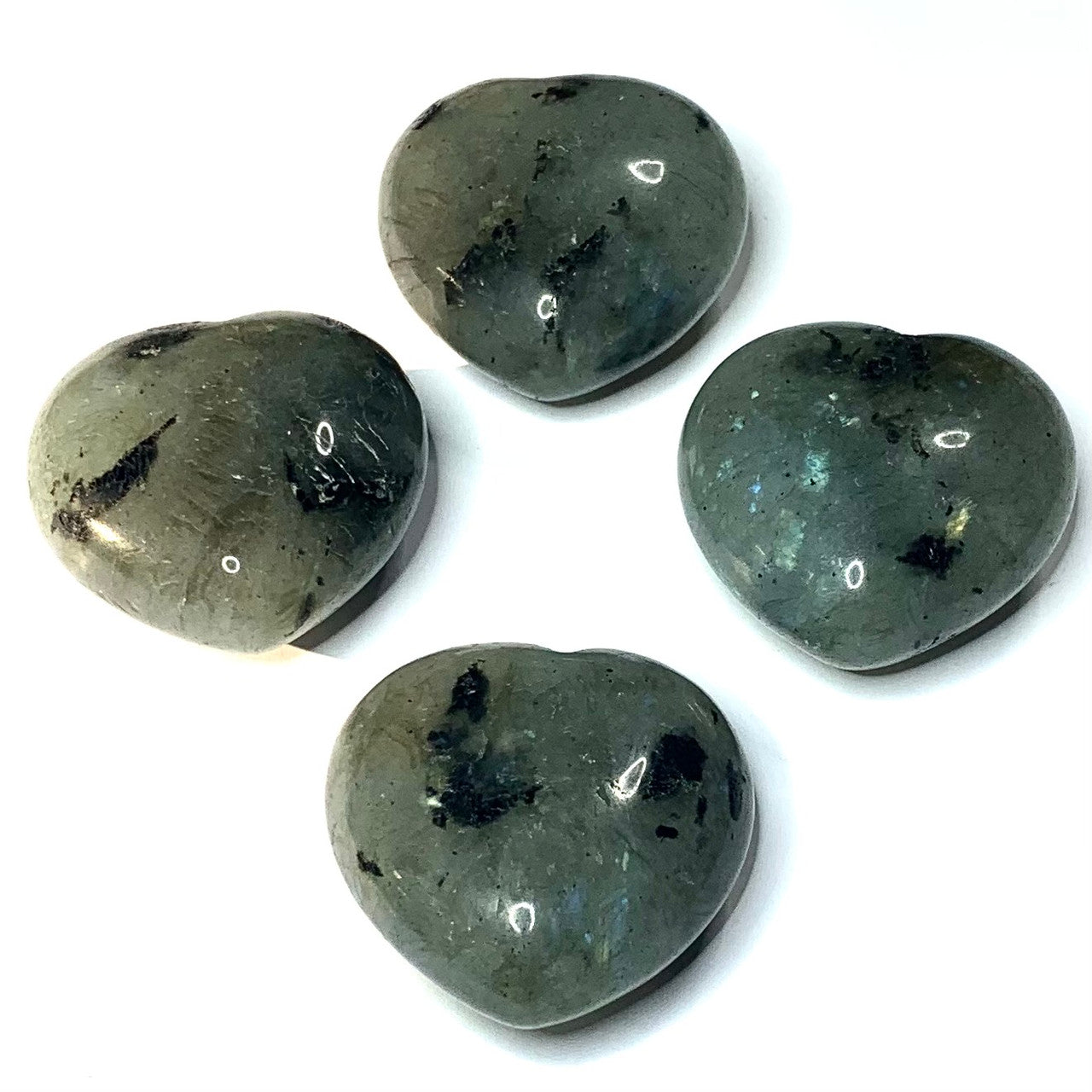 Labradorite Carved Heart Pocket Stones-30mm (NC4633)