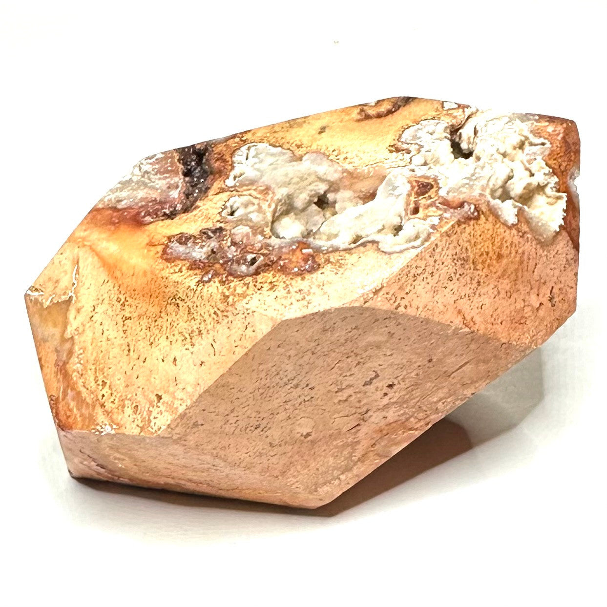 One of a Kind Crazy Lace Druzy Agate Stone-3 x 2" (NC6019)