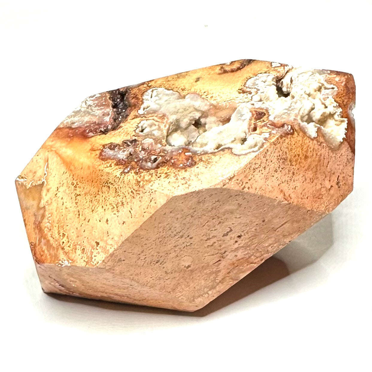 One of a Kind Crazy Lace Druzy Agate Stone-3 x 2" (NC6019)