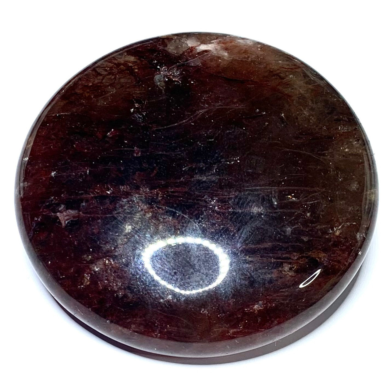 One of a Kind Fire Quartz Palm Stone-2 1/4 (NC4640)