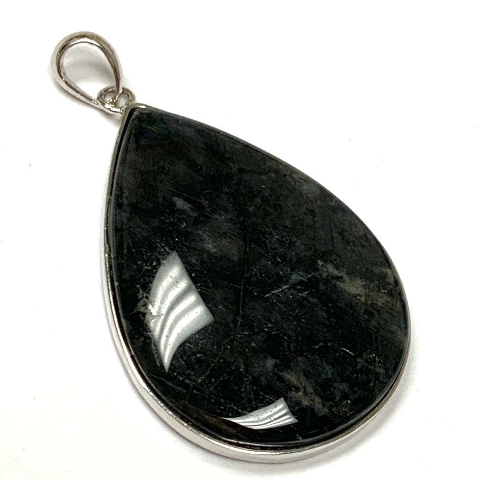AA Grade-Spectrolite and Sterling Silver Teardrop Pendant