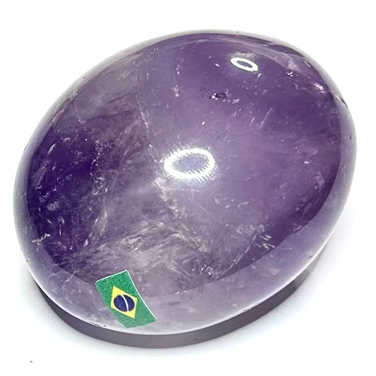 One of a Kind Quality Amethyst Palm Stone-2 x 1 3/4" (NC6049)