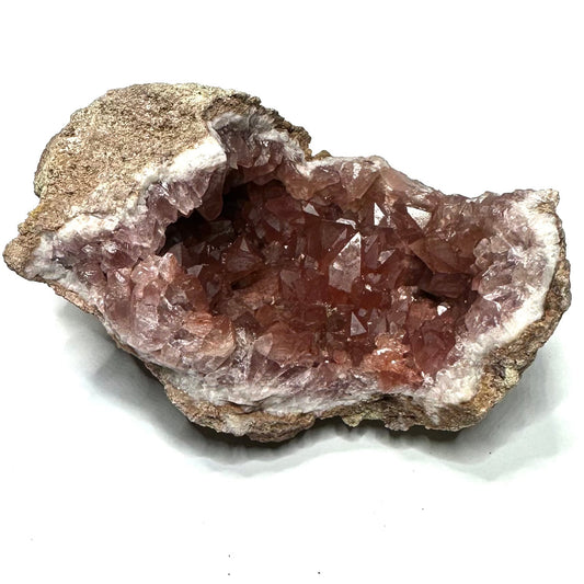 Pink Amethyst Quartz Geode-3 1/2 x 2 1/2"-NC7365