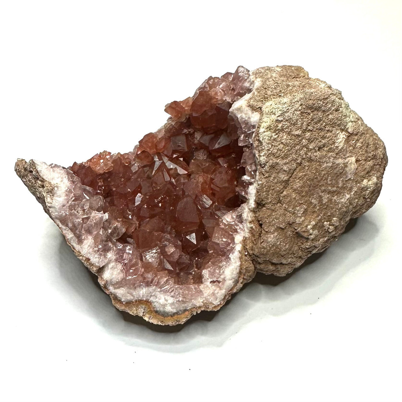 Pink Amethyst Quartz Geode-3 1/2 x 2 1/2"-NC7365