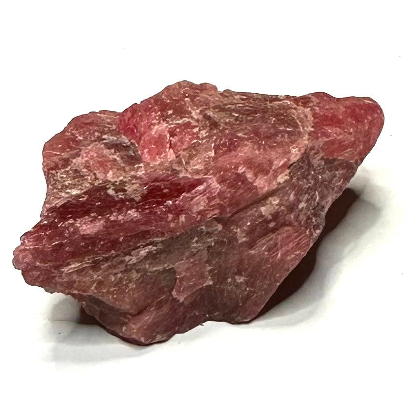 Rough Cut Gemmy Rhodonite Stone-2 x 1 1/4"-NC7369