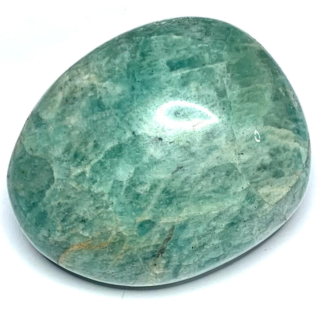 One of a Kind Amazonite Palm Stone-2 x 1 3/4" (NC4682)