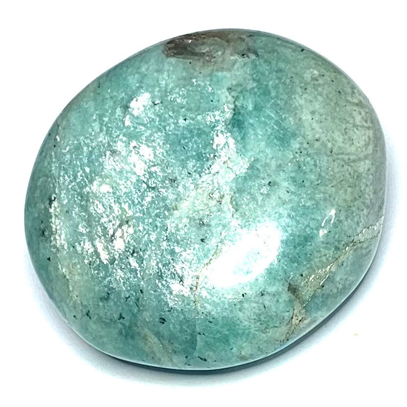 One of a Kind Amazonite Palm Stone-2 x 1 3/4" (NC4685)