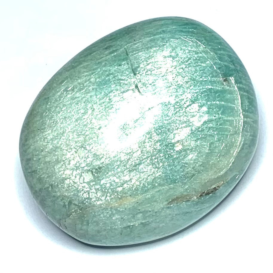 One of a Kind Amazonite Palm Stone-2 x 1 3/4"-NC4687 (NC4687)