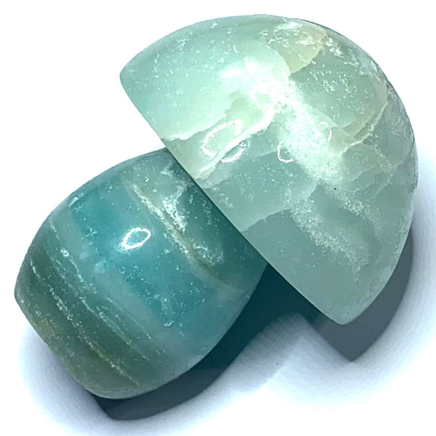 One of a Kind Amazonite Carved Mushroom Stone