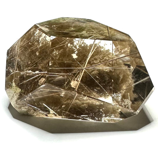 Rutile Citrine Lodolite Freeform Stone-2 1/2 x 2"-NC7382