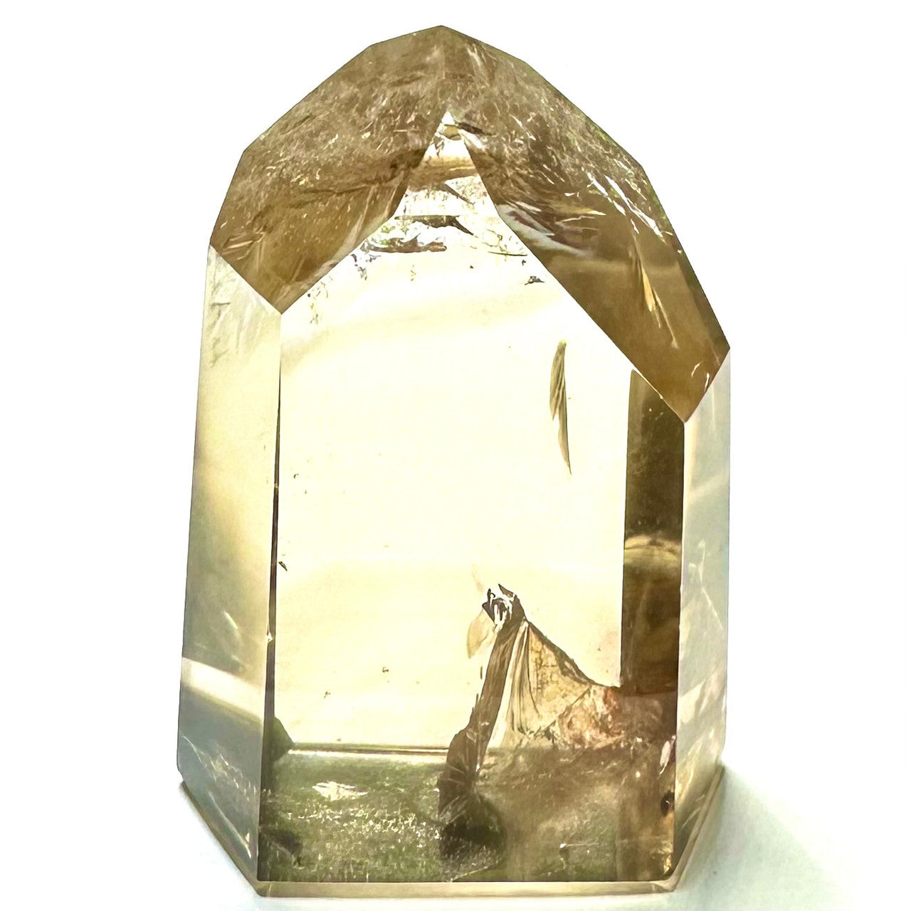 Citrine with Rainbow Inclusions  Tower-2 1/2x 1 1/4"-NC7384