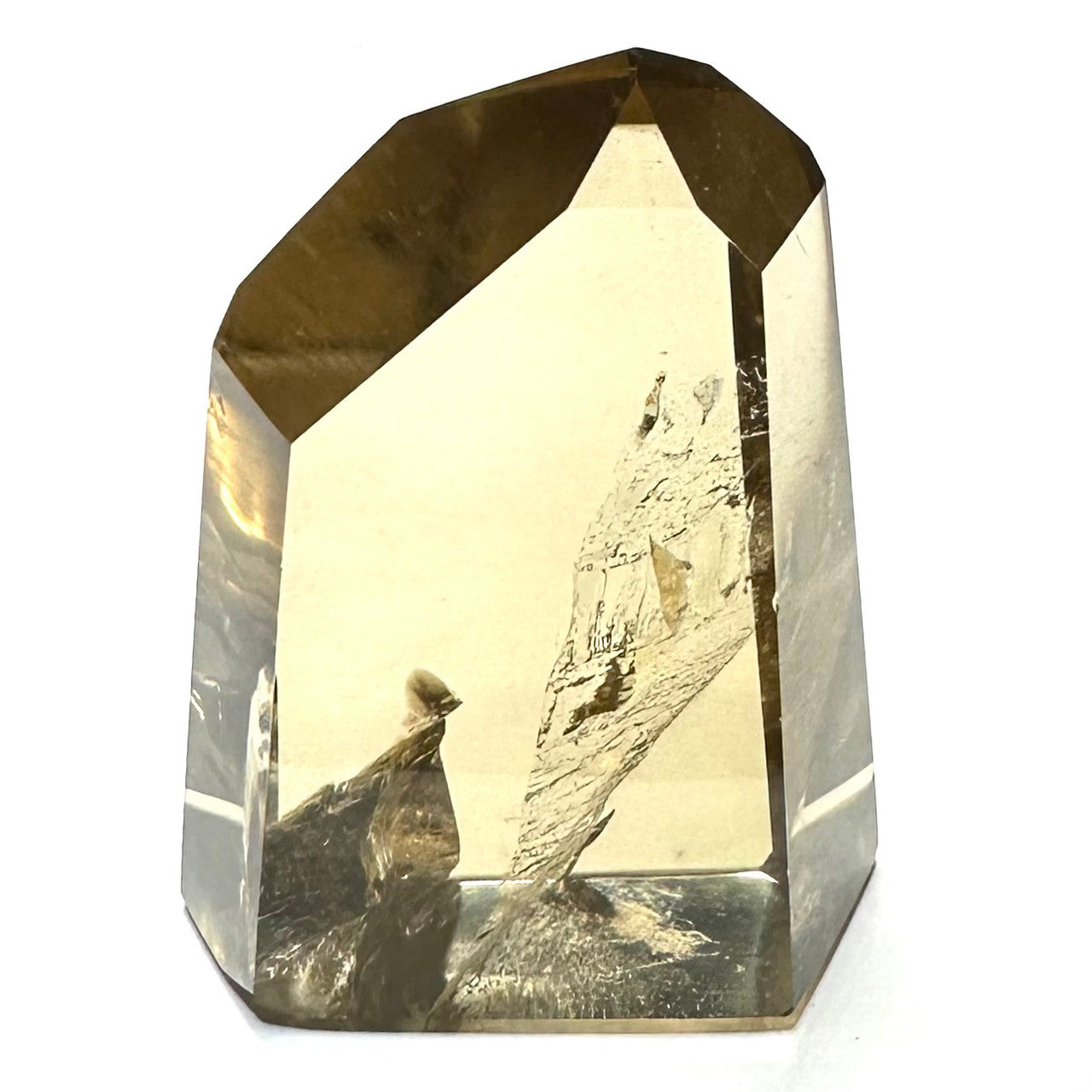 Citrine with Rainbow Inclusions Tower-2 1/2 x 1 3/4"-NC7385