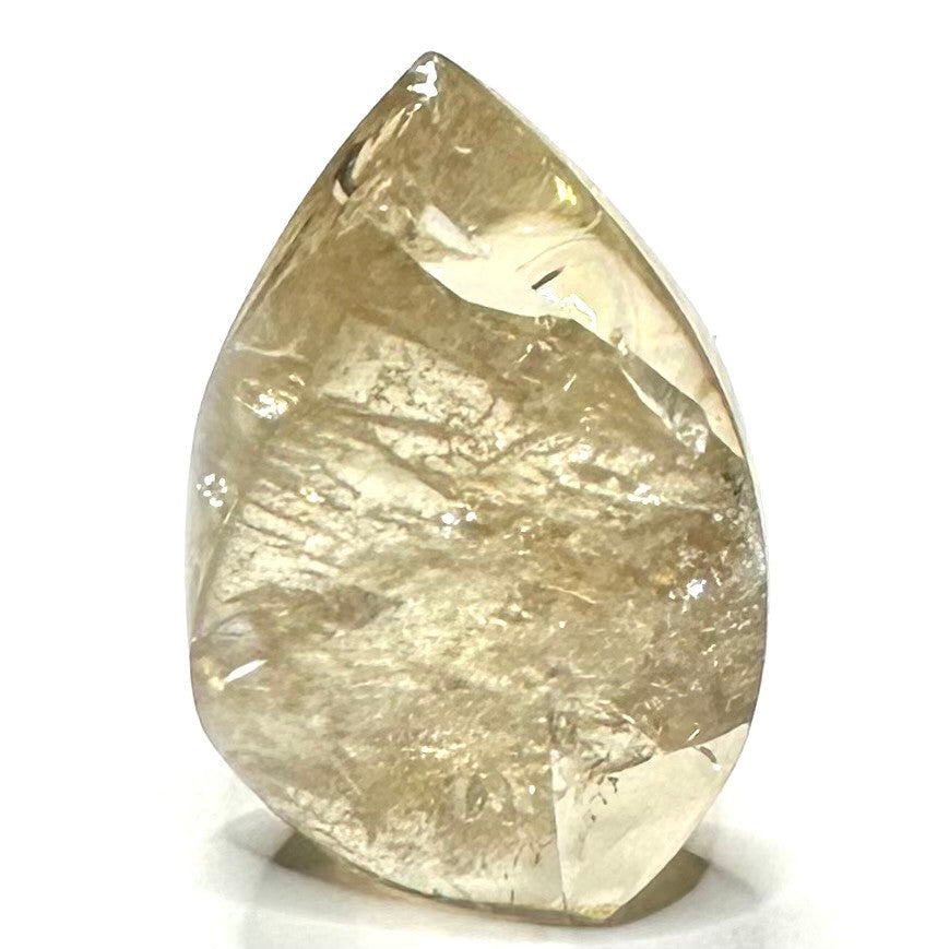 Citrine with Rainbow Inclusions  Flame Tower-1 3/4 x 1 1/4"-NC7387