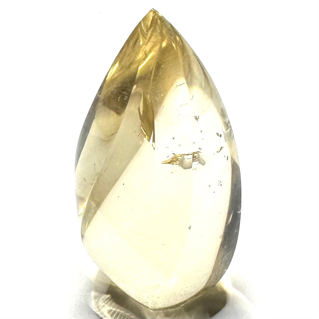 Citrine with Rainbow Inclusions  Flame Tower-2 3/4 x 1 1/4"-NC7388