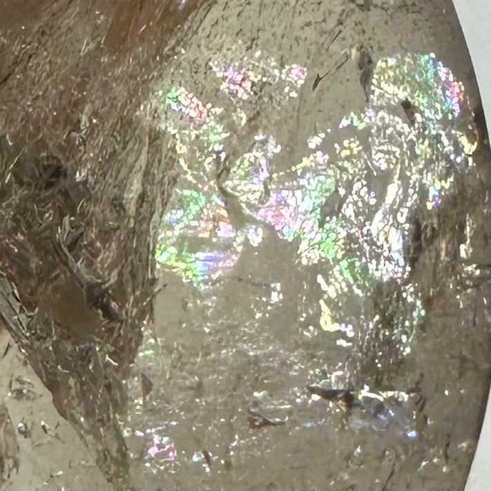 Citrine with Rainbow Inclusions  Flame Tower-3 x 1 3/4"-NC7390