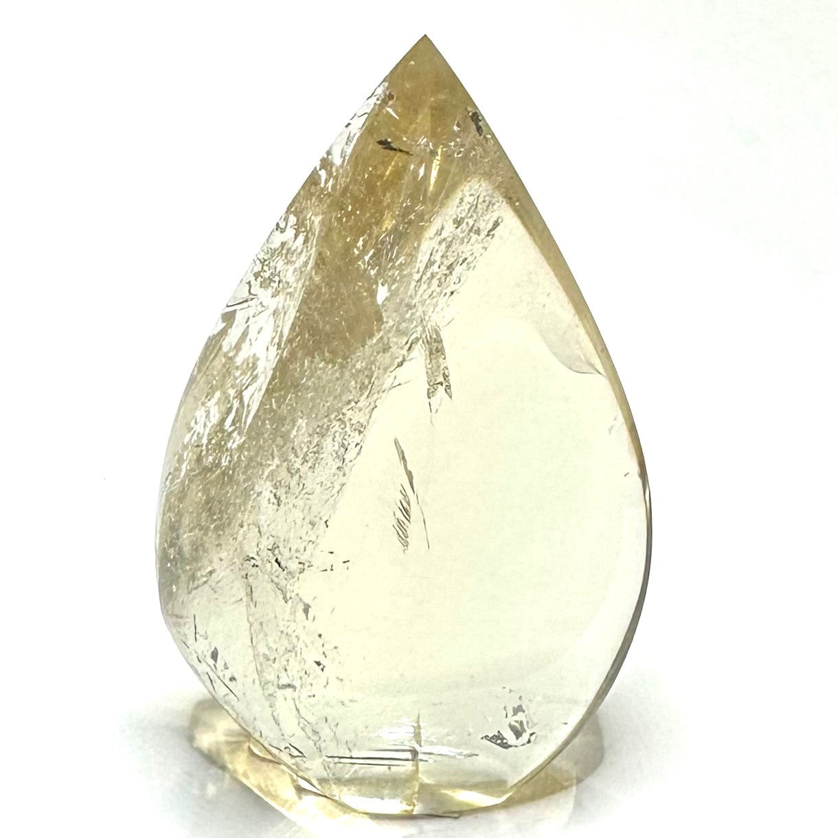 Citrine with Rainbow Inclusions  Flame Tower-2 3/4 x 1 1/2"-NC7393