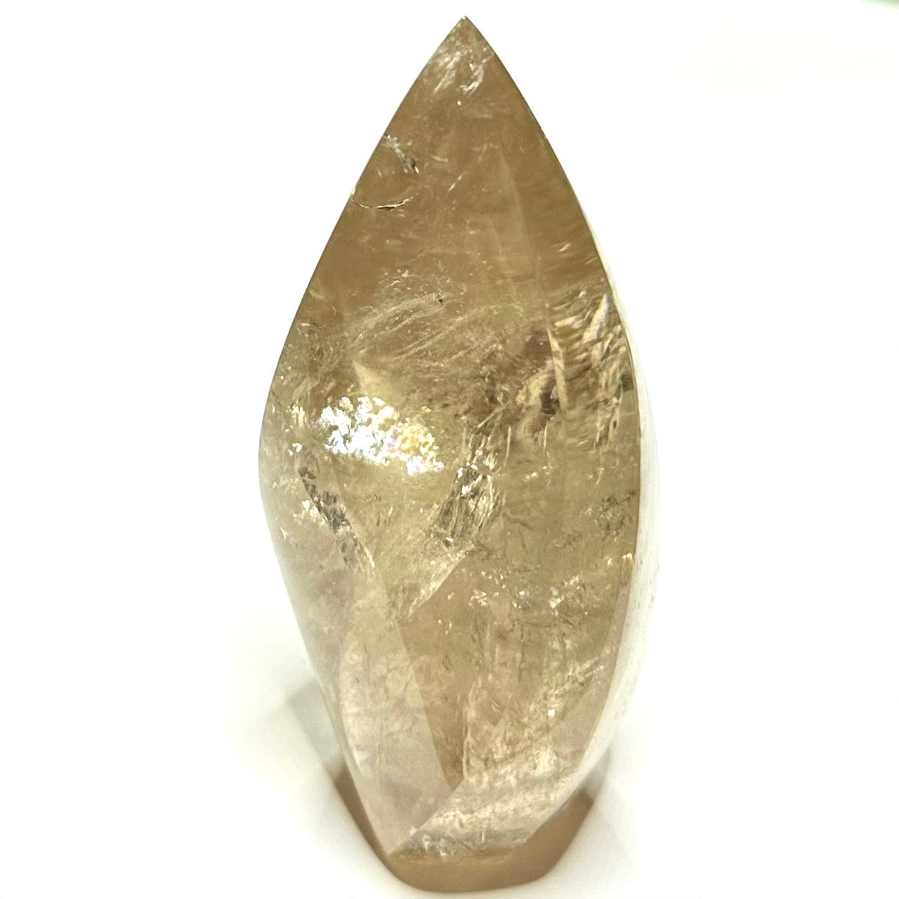 Citrine with Rainbow Inclusions  Flame Tower-4 x 2 1/4"-NC7394