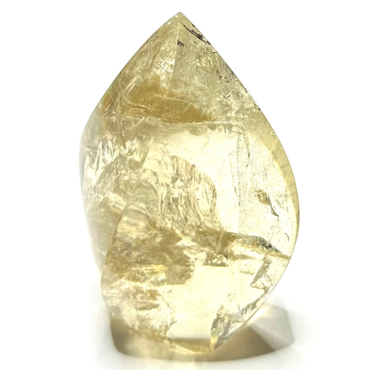 Citrine with Rainbow Inclusions  Flame Tower-3 3/4 x 2 1/2"-NC7396