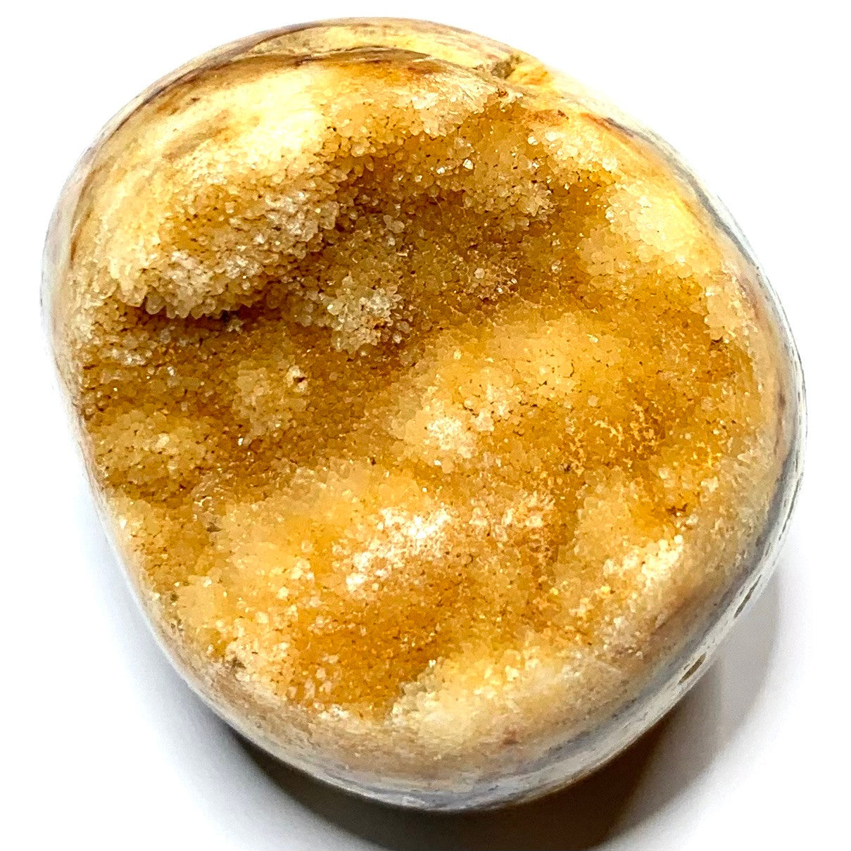 One of a Kind Druzy Quartz Crystal Stone-36 x 31mm (NC4711)