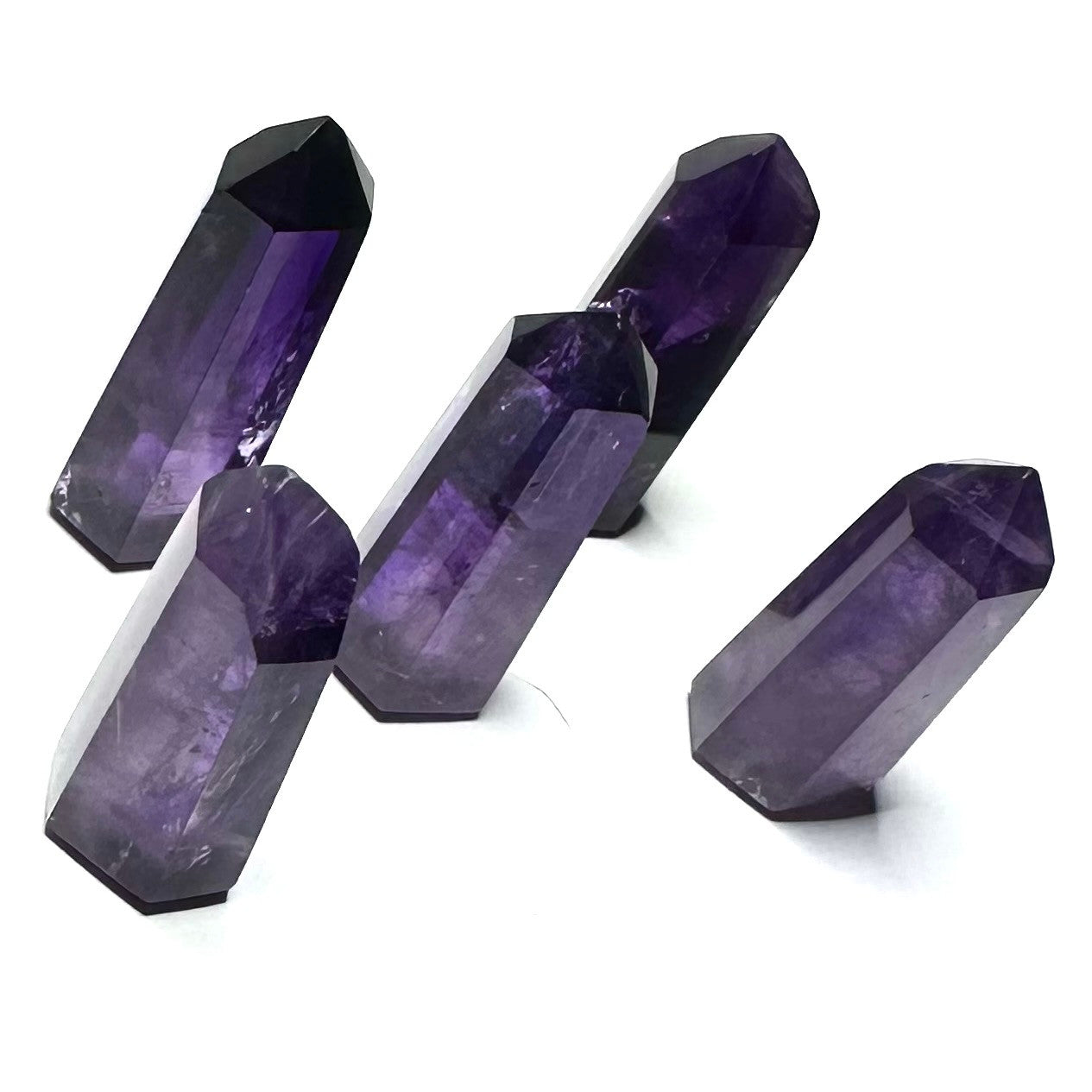 Amethyst Mini Tower Lots-5 Towers-28-32mm Avg. (NC6058)