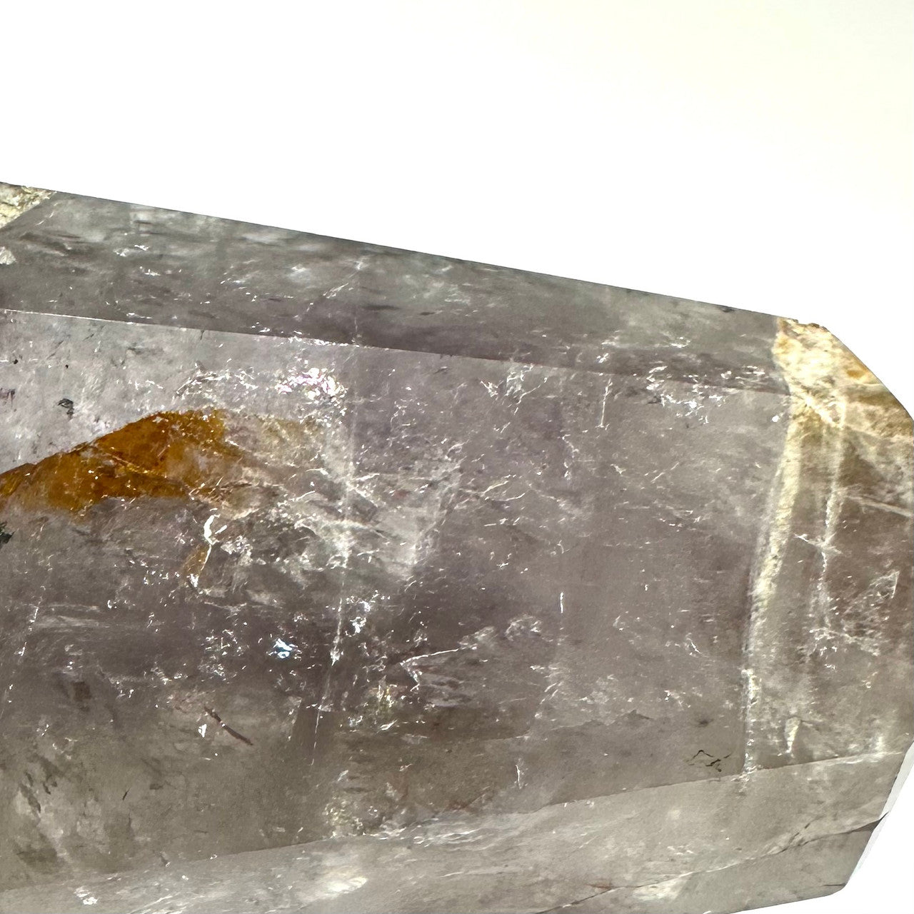 RARE-One of a Kind Ametrine with Hematite and Dendrites Tower-3 1/4 x 2" (NC6073)