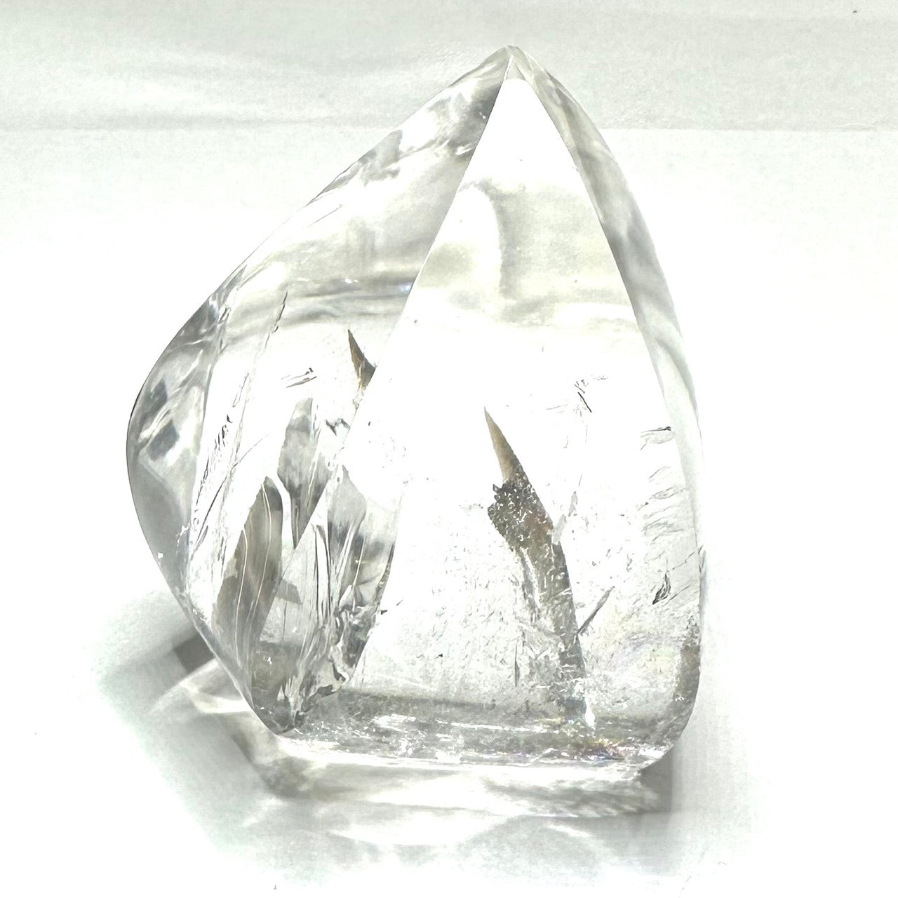 One of a Kind Quartz Crystal Rainbow Stone Flame Tower-3 x 1 1/2" (NC5175)