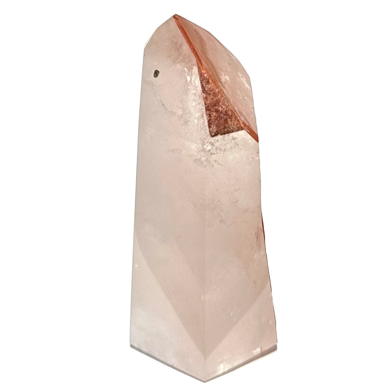 Gold Rush Lemurian- Quartz Crystal Tower-3 3/4 x 2 1/4"-NC7416