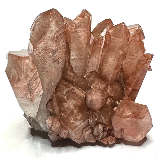 Red Hematite with Lithium Quartz Crystal Cluster-1 3/4 x 1 1/2"-NC7418