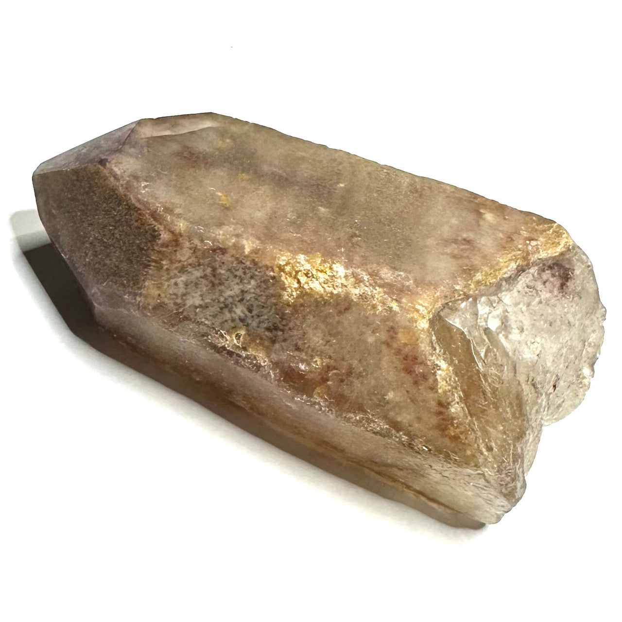 Golden Amethyst Lemurian with Polished Tip-2 3/4 x 1 1/2"-NC7435