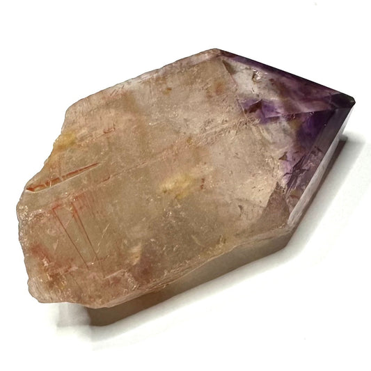 Golden Amethyst Lemurian with Polished Tip-2 1/2 x 1 1/2"-NC7436